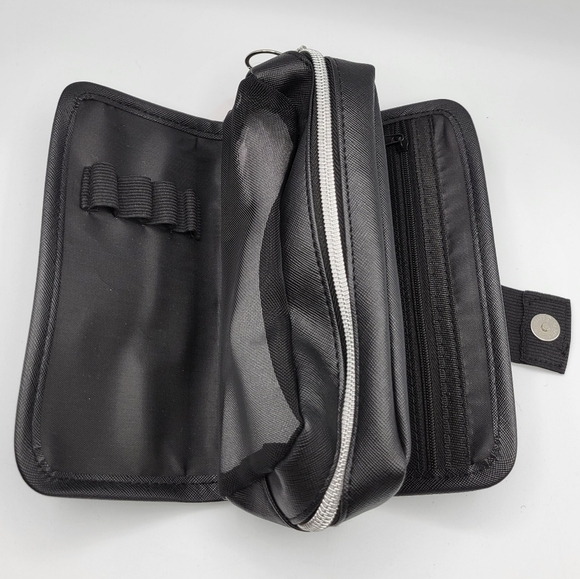 New Crux Directly Brisker Black Pencil Cosmetic Case Pouch - Picture 4 of 7